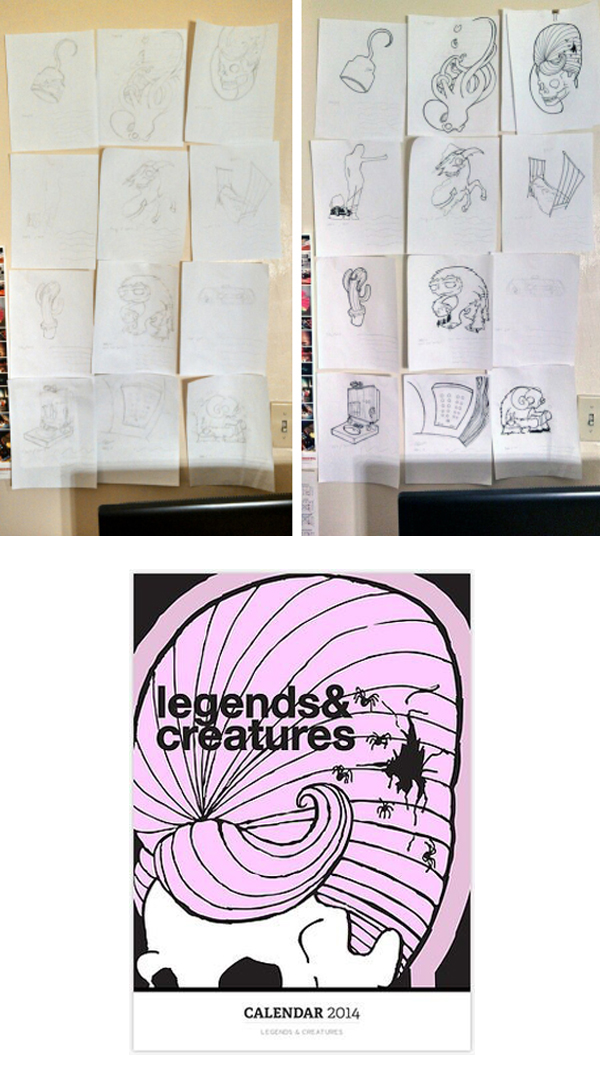 legends-creatures-calendar-2014-img2-rebecca-miller-illustration